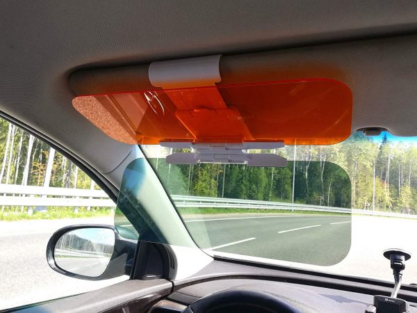 Car Sun Visor Extender Anti Glare Blocker HD Day Night Driving