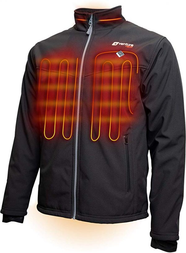 Heated Jacket with Battery Pack - Windproof Electric Coat